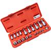 FAMEX Tools 10520 20 - Set di chiavi a bussola e chiavi Torx, 3/8-1/4 pollici, 20 pezzi