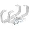 La Ventilazione STV2157B Nr. 2 Staffe Fermatubo con Viti e Tasselli per Tubo Rettangolare, 150x70 mm