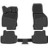 Element Set di tappetini in gomma 3D adatti per VW Golf 8 (VIII) | 2019 - Oggi | 100% tappetini auto su misura, tappetini in gomma per auto, tappetini in gomma per auto