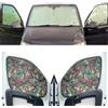 Covprotec Tendine Parasole Auto Compatibile con Mercedes Viano (2003-2014)(Set Completo + Porte Della Stalla) Dorso Camuffare,Reversibile e Termico