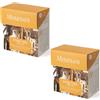 Meridiani® | Infuso Rooibos & Arancia | Miscela di Erbe per Infusione | Rooibos The Rosso Senza Caffeina - 2 x 15 Bustine di Tè (60 Gr)