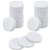 WADORN 100 pz. Ricarica per Diffusore di Aromaterapia Rotondo da 20mm, Cuscinetti di Ricambio per Diffusore di Oli Essenziali, in Microfibra, Assorbenti, per Collana, Clip di Ventilazione, Casa, Auto
