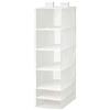 IKEA SKUBB - Contenitore con 6 scomparti, 35 x 45 x 125 cm, bianco