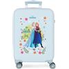 Disney Joumma Frozen Forever Valigia da Cabina Blu 38x55x20 cm Rigido 2 kgs Lucchetto a Combinazione Laterale ABS 2 kgs 35L Bagaglio a Mano