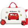 Disney Joumma Disney Cars Mcqueen Rosso Valigia per Bambini Bianco 45x31x20 cm Rigido 1.8 kgs ABS 1.8 kgs 24.6 L Bagaglio a Mano