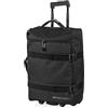 ITACA - Valigia bagaglio a mano. 55x40x20 semirigido. Valigie trolley piccolo da viaggio. Materiale polyester resistente e super leggero, Nero