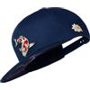 Cadency® Cappellino Snapback Uomo, Koi Fish, Unisex, Misura Regolabile, Blu Marino, Taglia Unica