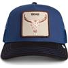 Goorin Bros. Trucker Two Tone Skull Galactic Cola Blu Scuro Marrone, Taglia: Taglia unica