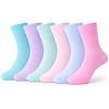 OnlyBee 6 Pairs of Womens Wide Non Binding Diabetic Soft Loose Top