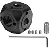 CS PRIORITY Universale Treppiede Vite 1/4 3/8 Foro Adattatore Magic Cubic Mount per Studio Treppiede Luce Stand Staffa Collegare Stick Fotografia (Magic Cube A)