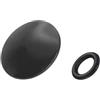 PATIKIL Pulsante Di Scatto Per Fotocamera, Superficie Convessa Da 10mm Pulsante Di Scatto In Puro Rame Per Nikon Per Fujifilm Per Leica DSLR/SLR, Nero
