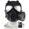 WISEONUS Maschera Softair Maschere Tattico Integrale Giochi CS Paintball Protection Gear Cosplay Halloween Mask con ventilatore
