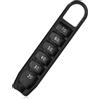 Lyreh Regolatore di Altezza del Tee da Golf, Precisione Golf Tee Height Adjuster Strumento Misurazione Plastica Ausilio per l'Allenamento per Swing Costanti, 6 Altezze