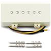 FLEOR Alnico 5 pickup a ponte single coil 8-9K per chitarra FD JM stile vintage, bianco vintage