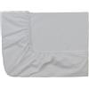 Essix Royal Line Lenzuolo con Angoli, Percalle di Cotone, Grigio Perla, 90 x 220 cm