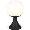 V-TAC VT-1230 Lampada LED da giardino a globo con portalampada E27 Colore Nero Opaco h: 35cm IP44-11826