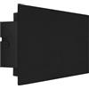 Eglo Talamello Lampada da parete a LED per interni, rettangolare, illuminazione indiretta, faretto da parete per corridoio e soggiorno, metallo nero, luce bianca calda, 4 x 20 cm