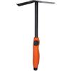 Black+Decker Doppia Zappa - 3 Denti e Tallone - 30 cm - Impugnatura ergonomica - Nero/Arancione