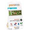BIOSYNEX - PARAKITO - Braccialetto anti-zanzare ricaricabile - 2 ricariche incluse - 1 mese di utilizzo - Senza DEET - Motivo mimetico - Junior 3+