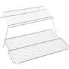 WELL GRILL Griglia per barbecue e griglia scaldavivande in acciaio inox, ricambio per bruciatori EL Fuego Dayton 6+1, griglia da 69 cm e griglia scaldavivande per EL Fuego Dayton 6 barbecue a gas