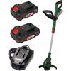 Parkside PRTA 20-Li Tagliaerba senza fili con 2 x batterie 2 Ah + caricatore, compatibile con tutti i dispositivi del team X20V