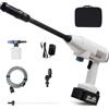 Kalopsia Idropulitrice a Batteria Portatile: Autonomia 21V 4.0Ah IPX7 Impermeabile 725psi Alta Pressione 4L/min con Ugello Multidirezionale per Auto Casa Esterni Professionale e Domestico