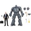 Marvel Universo Marvel Hasbro Marvel Legends Series, Action Figure da 15 cm, Confezione da 2, Obadiah Stane e Iron Monger, Design Rremium e 8 Accessori