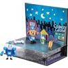 Dog Man Playset Book Reveal con Personaggi 6,35 cm, ufficiale Jakks Pacific, include Dog Man e Robo Chief articolati, con accessori spray e hot dog, per gioco narrativo e storytelling creativo