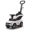 Jamara 460463 - Push-Car VW T-Roc 3in1 bianco - Antiribaltamento, Schienale, Protezione laterale, Poggiapiedi, Maniglia con funzione sterzo, Suoni, Clacson, Portabevande