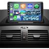 ETLFUCyber Autoradio per BMW X3 E83 2004-2012, [2G+64G] Android Autoradio Touch Screen con Carplay e Android Auto Senza Fili/Bluetooth/WiFi/Bluetooth/EQ/FM RDS Radio