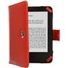 TECHGEAR Custodia compatibile con Amazon Kindle Paperwhite Custodia 6 pollici, Custodia eReader [+ una pellicola protettiva] Tutte le versioni - Custodia Paperwhite 10a generazione - Rosso