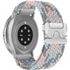 RoYiio Cinturino Nylon per Amazfit Active 2 Square/Active 2 /Bip 3 /Cheetah Square Cinturini 20mm Comodo Traspirante Ricambio Cinturino per Amazfit GTR Mini/GTS 4 /GTS 3 - X Rosa Blu Grigio