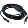 System-S Cavo di ricambio audio 2 m AUX 3,5 mm jack per Logitech G Astro A50 A40 A30 A20 A10 G233