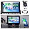 Rimoody 4+128G Android Autoradio per Mercedes Benz C Class W204 S204 2006-2011 9 Pollici Schermo IN-Cell Senza Fili Carplay con Android Auto Navi GPS Mirror Link Bluetooth WiFi FM/RDS/EQ Telecamera Posteriore