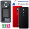 Eonpam Scocca Vetro Posteriore per OnePlus 7 Coperchio Copribatteria Sostituzione con Vetro Fotocamera + Kit di Riparazione (Nero)