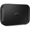 Alfheim Sky Q Mini Box per montaggio a parete, staffa di montaggio a parete in acciaio inossidabile in nero, installazione salvaspazio e facile, fissaggi per montaggio a parete inclusi