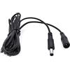 JZK 2M Cavo prolunga alimentazione CCTV 2.1mm x 5.5mm, cavo prolunga alimentazione DC femmina-maschio 5.5 x 2.1mm per Tapo C110, C211, C510W telecamera, striscia luminosa a LED, registratore DVR/NVR