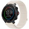 GIOPUEY Cinturini Compatibile con Polar Grit X, Nylon Traspirante Sport Loop Cinturino in Morbido Nylon Intrecciato Strap Band - Beige