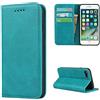 Copmob Cover iPhone 7 Plus,Cover iPhone 8 Plus,Flip Portafoglio Custodia in Pelle,[4 Slot][Supporto Stand][Chiusura Magnetica],Caso Cover Libro Custodia per iPhone 7 Plus/8 Plus - Cielo Blu