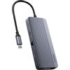 Anker Hub USB C 10 in 1 100W, con 2 Display, Display HDMI 4K a 30 Hz con Power Delivery da 100 W Max, Porte Dati USB C e USB A da 5 Gbps, per MacBook, Lenovo, Dell XPS, Laptop HP e Altro