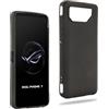 REY Cover in Gel TPU Nera per ASUS ROG Phone 7, Ultra Sottile 0,33 mm, Morbido Flessibile, Custodia Silicone