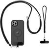 CACOE Cell Phone Neck Strap, 2 Pack - 1 Neck Strap Regolabile, 1 Cinturino da Polso, 2 Cuscinetti, Borsa a Tracolla Universale, Multifunzionale, Compatibile con la Maggior Parte degli Smartphone