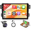 Rimoody 6G+128G 8 Core Android 15 Autoradio per Suzuki Splash Ritz/Opel Agila 2004-2014 9 Stereo Auto con Carplay Android Auto Senza Fili Mirror Link Bluetooth FM/RDS/EQ/DSP WiFi GPS SWC Retrocamera