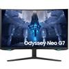 Samsung Monitor Gaming Odyssey Neo G7 (S32BG750), Curvo (1000R), 32'', 3840x2160 (UHD 4K), Mini-LED, HDR2000, VA,165 Hz, 1 ms (GtG), Freesync Premium Pro, HDMI, USB, Display Port, Ingresso Audio, HAS
