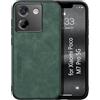 Kepuch Silklike Cover per Xiaomi Poco M7 Pro 5G - Custodia Case Piastra Metallica Incorporata - Verde
