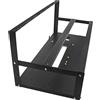Cloud Fire 6/8 GPU Mining Rig Frame, Steel Open Air Mining Rig Frame Case, Mining Rig Supporta Atx/Btx/Flex/Itx/Microatx, 60 x 27 x 24 cm, Solo Telaio