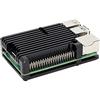 Digitalkey Armor Case per Raspberry Pi 4 - Custodia in Alluminio per Raffreddamento FanLess (Black)