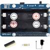 Waveshare UPS HAT per Raspberry Pi 4B, 5V Gruppo di continuità Carica e potenza di uscita allo stesso tempo
