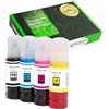 universo cartuccia kit 4 colori eco tank universali compatibile con Epson 101/102/103/104/106