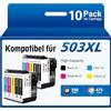 hehua Cartucce Compatibile per Epson 503XL Cartucce（10 Confezione）